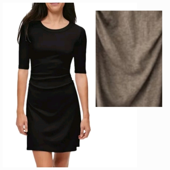 Michael Stars Dresses & Skirts - Michael Stars Mona Ruched Knit Dress In Gray Size Small -NWOT